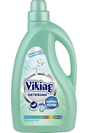 Viking Sıvı Çamaşır Deterjanı 2.7 L 3 Adet - Renkliler Hassas Ciltler Ve Siyahlar