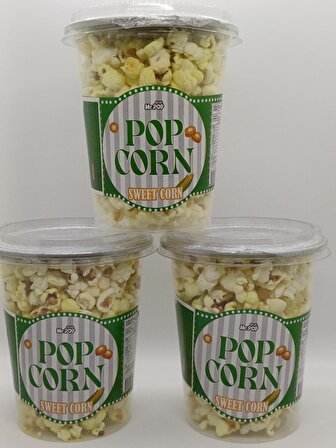 Tatlı Mısır Patlamış Mısır / PopCorn 50 gr. Özel Kutuda 3'lü Paket