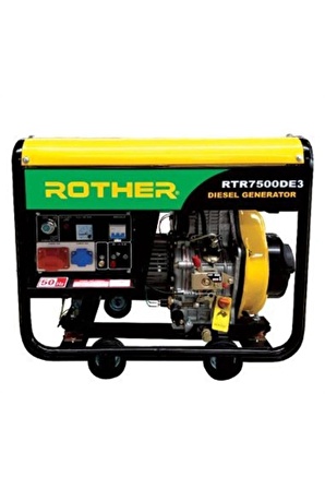 Rother Rtr7500de3 Dizel Jeneratör Trifaze 6.5 Kva