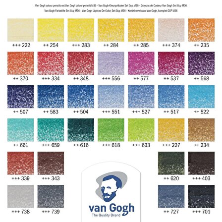 Van Gogh COLOUR PENCİL Renkli Kalem Gelişmiş 36`LI SET