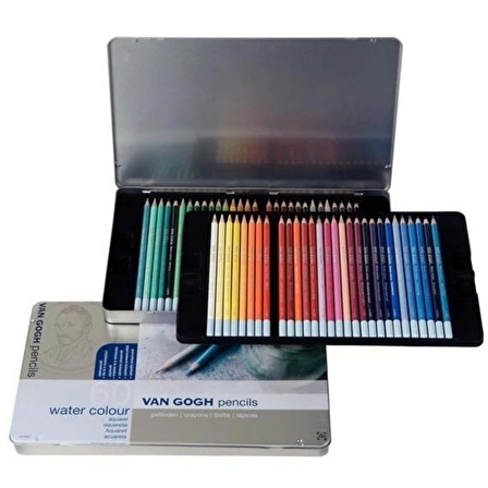 Van Gogh WATERCOLOUR PENCİL Suluboya Kalemi Komple 60`LI SET 