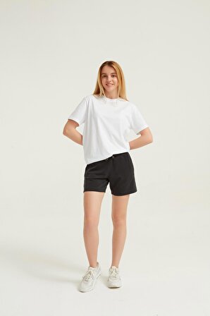 Beyaz Unisex Oversize Basic T-Shirt