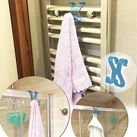 River World Hang it Pratik Kolay Taşımabilir Havlupan 2 Kancalı Banyo Askısı