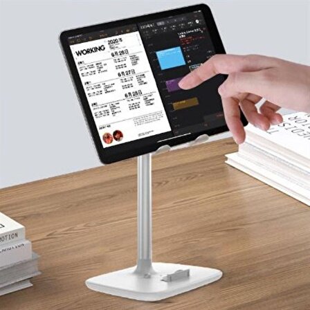 River World Tablet-Telefon ve Kulaklık Tutucu Stand Masaüstü Ayarlanabilir