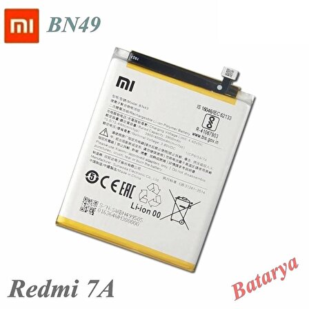 Xiaomi RedMi 7A Batarya Xiaomi RedMi BN49 Uyumlu Yedek Batarya