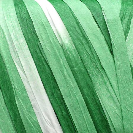 Rafya Multi Ebruli Kağıt İp // Yeşil 305