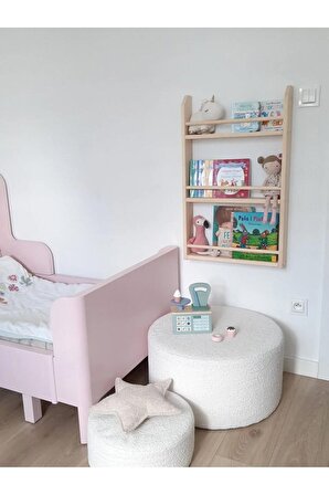 Kids Bebek&Çocuk&Genç Odası Dekor Puf Giyinme ve Yatak Odası Puf 60x60 cm