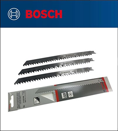 Bosch - Tilki Kuyruğu Bıçağı S 1211 K - Buz ve Kemik Kesme 2 608 652 900 3'Li Paket