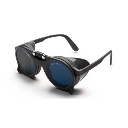 540 IR 4-5 Lenleri Yukarı Açılabilen Mavi Lensi Kaynak Gözlüğü