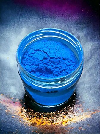 Sedefli Toz Pigment   Mavi  40 GR