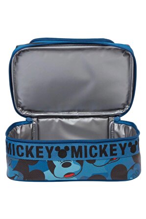 Disney Pop Out Koleksiyonu Mickey Mouse Baskılı Mavi Isı Yalıtımlı Beslenme Çantası