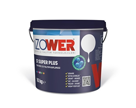 izower S1 Süper Plus Su Yalıtım Kaplaması (SARI) – 10 Kg