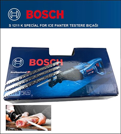 Bosch - Tilki Kuyruğu Bıçağı S 1211 K - Buz ve Kemik Kesme 2608652900 10'Lu Paket