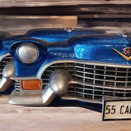 Cadillac Caddy Araba Duvar Pano (48x18cm)