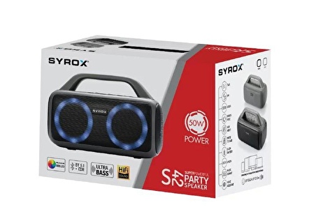 S42 BLUETOOTH HOPARLÖR 50W