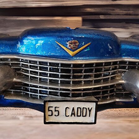 Cadillac Caddy Araba Duvar Pano (48x18cm)