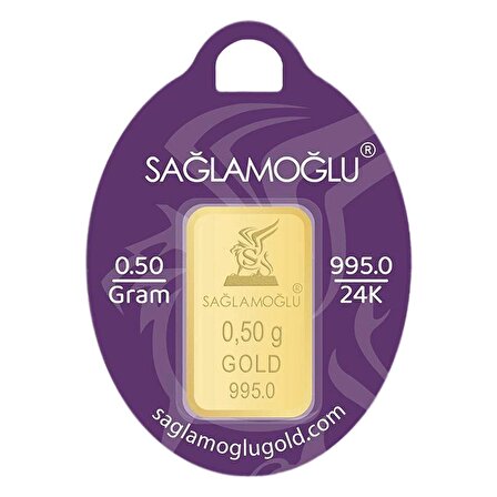0.50 gr 24 Ayar Sağlamoğlu Gram Altın
