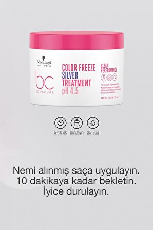 BC Clean Renk Koruyucu Gümüş Kür 500ml