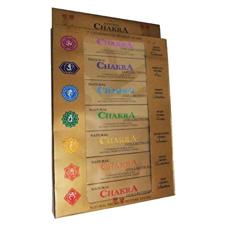 Yedi Çakra Naturel Tütsü - 7 Chakra Tütsü Natural