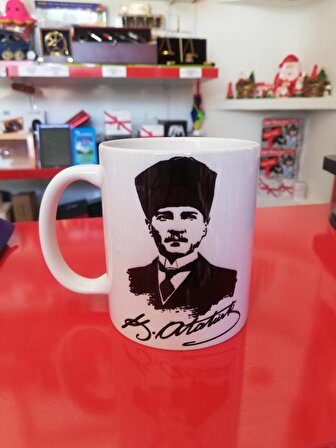 Atatürk Tasarım Kupa Bardak