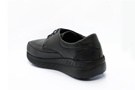Dexter  Siyah Hakiki Deri Erkek konfor ayakkabı SAH3011-1