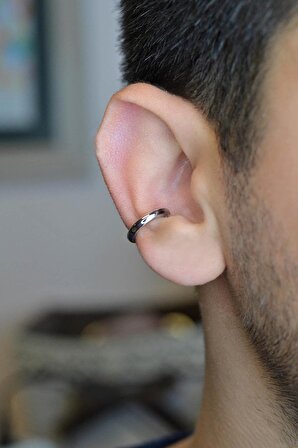 Erkek Sıkıştımalı Kıkırdak Küpe Earcuff