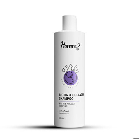 Homm Life Collagen & Biotin Şampuan 400 ml