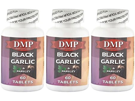 Dmp Black Garlic Parsley 3x60 Tablet Siyah Sarımsak Maydanoz
