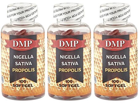 Dmp Nigella Sativa Propolis 3x100 Softgel Çörek Otu Yağı 