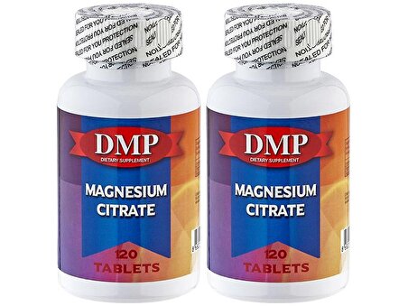 Dmp Magnesium Citrate 2x120 Tablet Magnezyum Sitrat 
