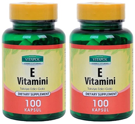 Vitapol Vitamin E Vitamini 400 Iu 268 Mg 2x100 Kapsül