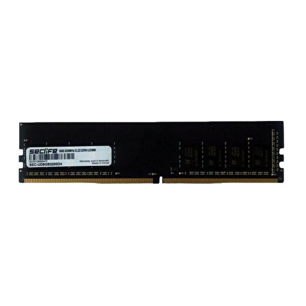 Seclife 8 GB 3200Mhz CL22 (SC-UD8GB3200D4) DDR4 Pc Ram