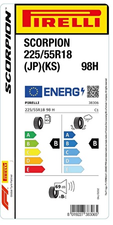 Pirelli 225/55R18 98H Scorpıon Verde JB KS Yaz Lastiği (Üretim Yılı:2022)