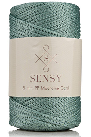 SENSY Premium Polyester PP Cord Makrome İpi 5 MM