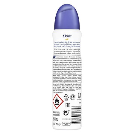 Dove Kadın Deodorant Original 150 ML - 3'lü Avantaj Paketi