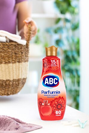 ABC Parfumia Tutkulu Dahlia Beyazlar ve Renkliler İçin Konsantre Yumuşatıcı 3 x 1440 ml 180 Yıkama