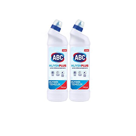 ABC Hijyen Plus Konsantre Jel Çamaşır Suyu 2 x 750 ml