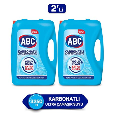 ABC Karbonatlı Konsantre Jel Çamaşır Suyu 2 x 3250 ml