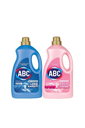 ABC Leke Karşıtı & Bakım Renkliler için Sıvı Deterjan 90 Yıkama 2x2.75 lt