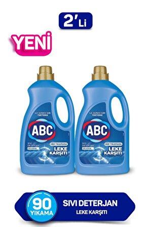 ABC Sıvı Çamaşır Deterjan Leke Karşıtı 2li
