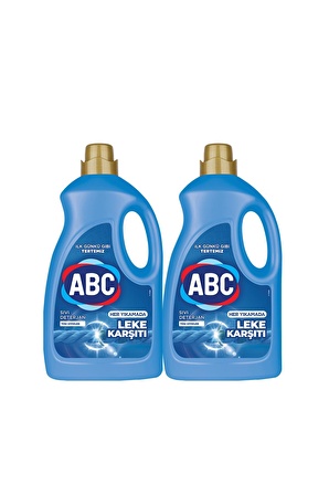 ABC Sıvı Çamaşır Deterjan Leke Karşıtı 2li