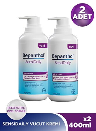 Bepanthol Sensidaily 400 ml 2'li Avantajlı Paket