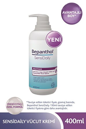 Bepanthol Sensidaily 400 ml 2'li Avantajlı Paket