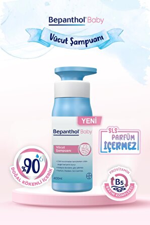 Bepanthol Baby Vücut Şampuan 400ml + Baby Nemlendirici Vücut Kremi 200 ml