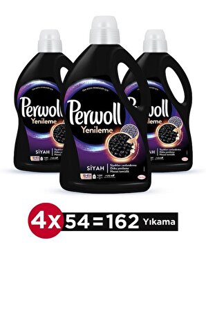 Perwoll Siyah Hassas Bakım Sıvı Çamaşır Deterjanı 3'lü Set ( 3x2,97L)