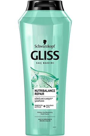 Gliss Nutribalance Repair Saç Dökülmesine Karşı Şampuan 500 ml x 6 Adet