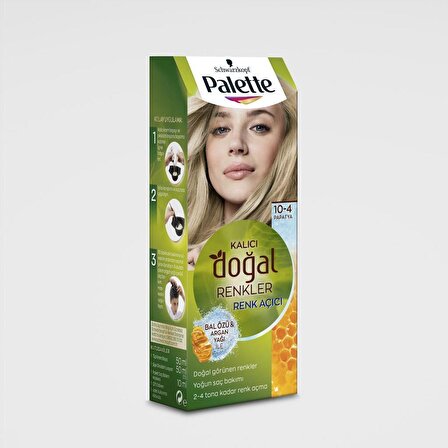 Palette 10-4 Papatya x 2 Adet + Soğuk Sarı Palette Toner