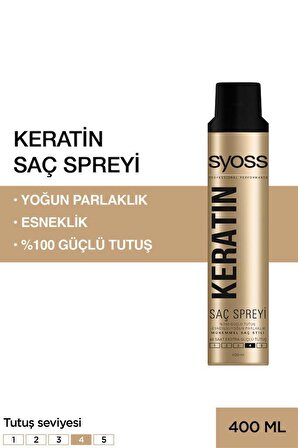 Syoss Keratin Sprey 400 ml x 2 Adet