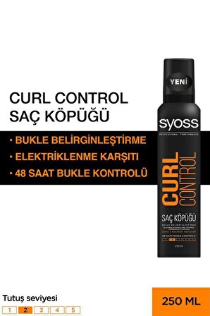 Syoss Curl Control- Bukle Belirginleştirici Köpük 250 Ml X 2 Adet