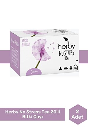 No Stress Tea Rahatlatıcı Pasifloralı Bitki Çayı 2'li Paket